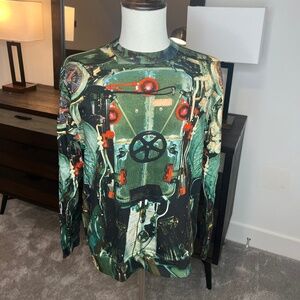 Burberry Men's Kacey Submarine Graphic-print Cotton Sweatshirt